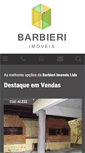 Mobile Screenshot of barbieriimoveis.com.br